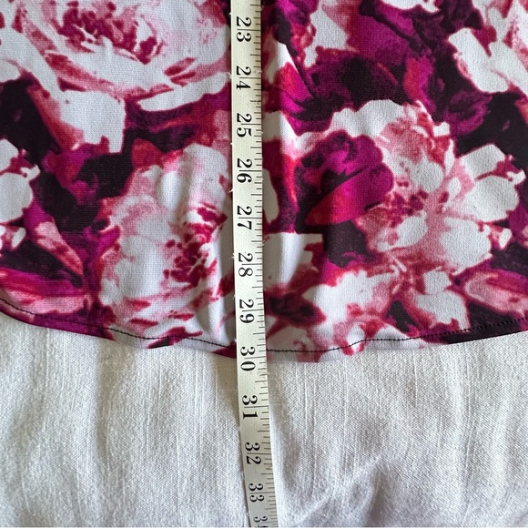 East 5th Skirt Womens L Pink Floral Midi Stretch Cottagecore Whimsy Flowy Boho - Picture 4 of 9